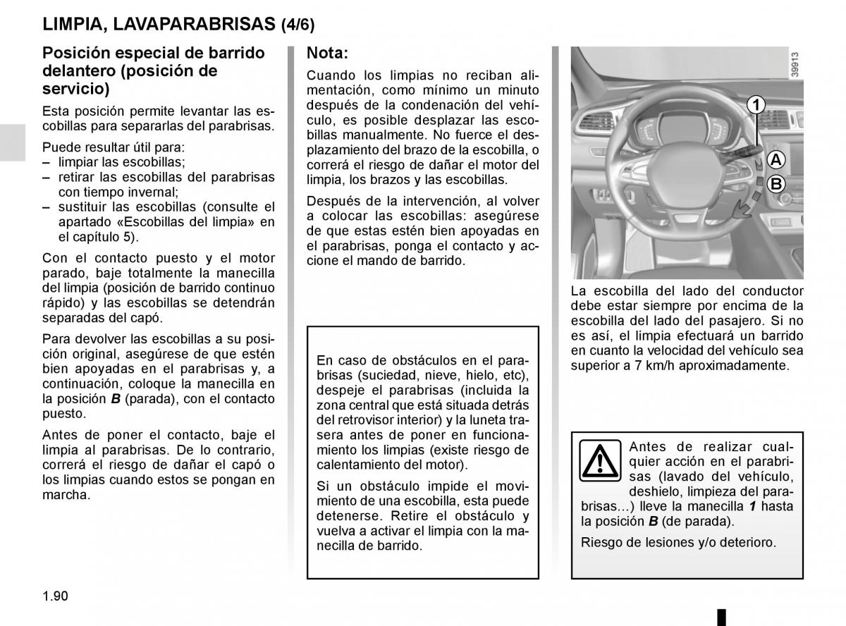 Renault Kadjar owners manual manual del propietario / page 96