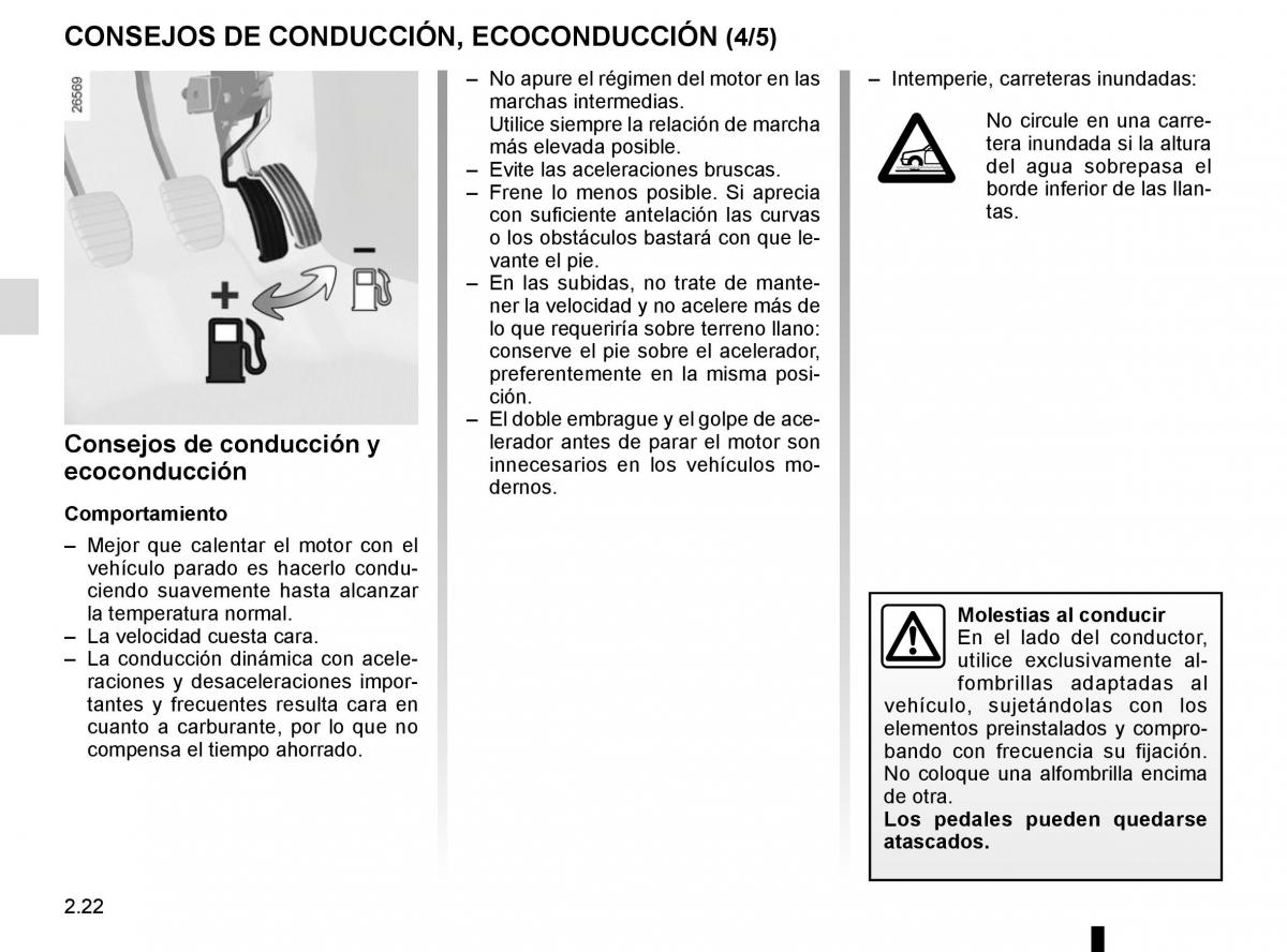 Renault Kadjar owners manual manual del propietario / page 126