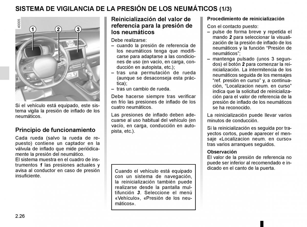 Renault Kadjar owners manual manual del propietario / page 130