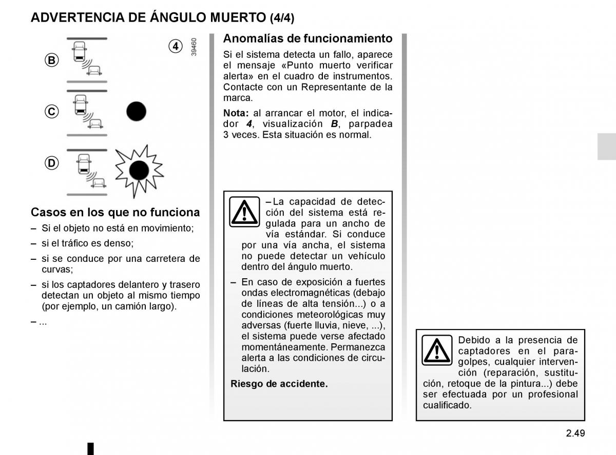 Renault Kadjar owners manual manual del propietario / page 153