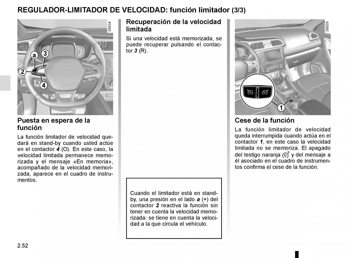 Renault Kadjar owners manual manual del propietario / page 156