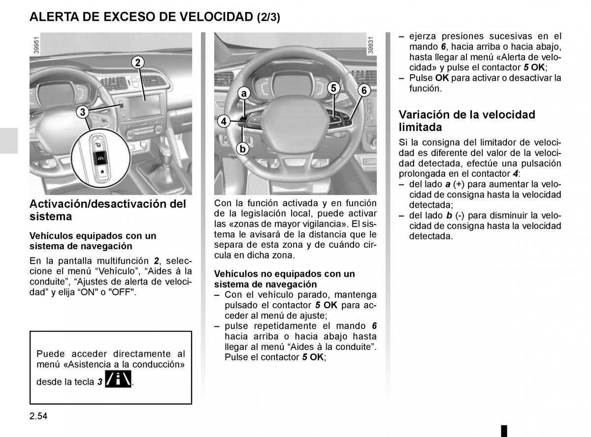 Renault Kadjar owners manual manual del propietario / page 158