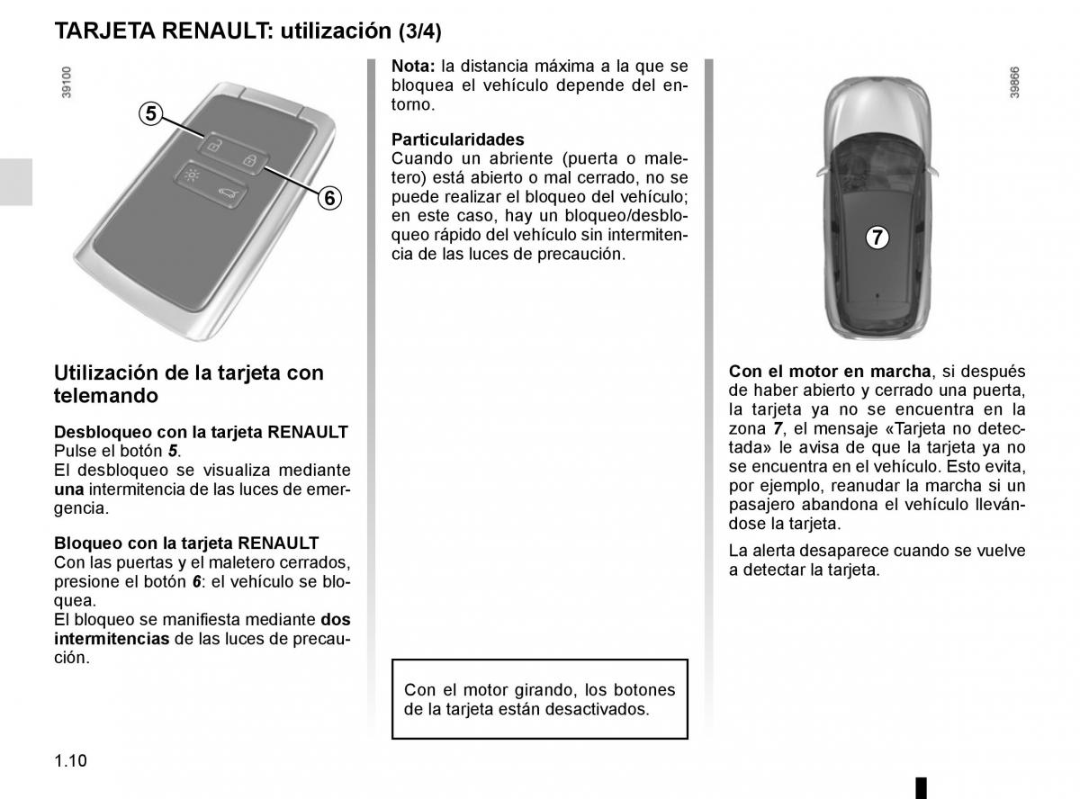 Renault Kadjar owners manual manual del propietario / page 16