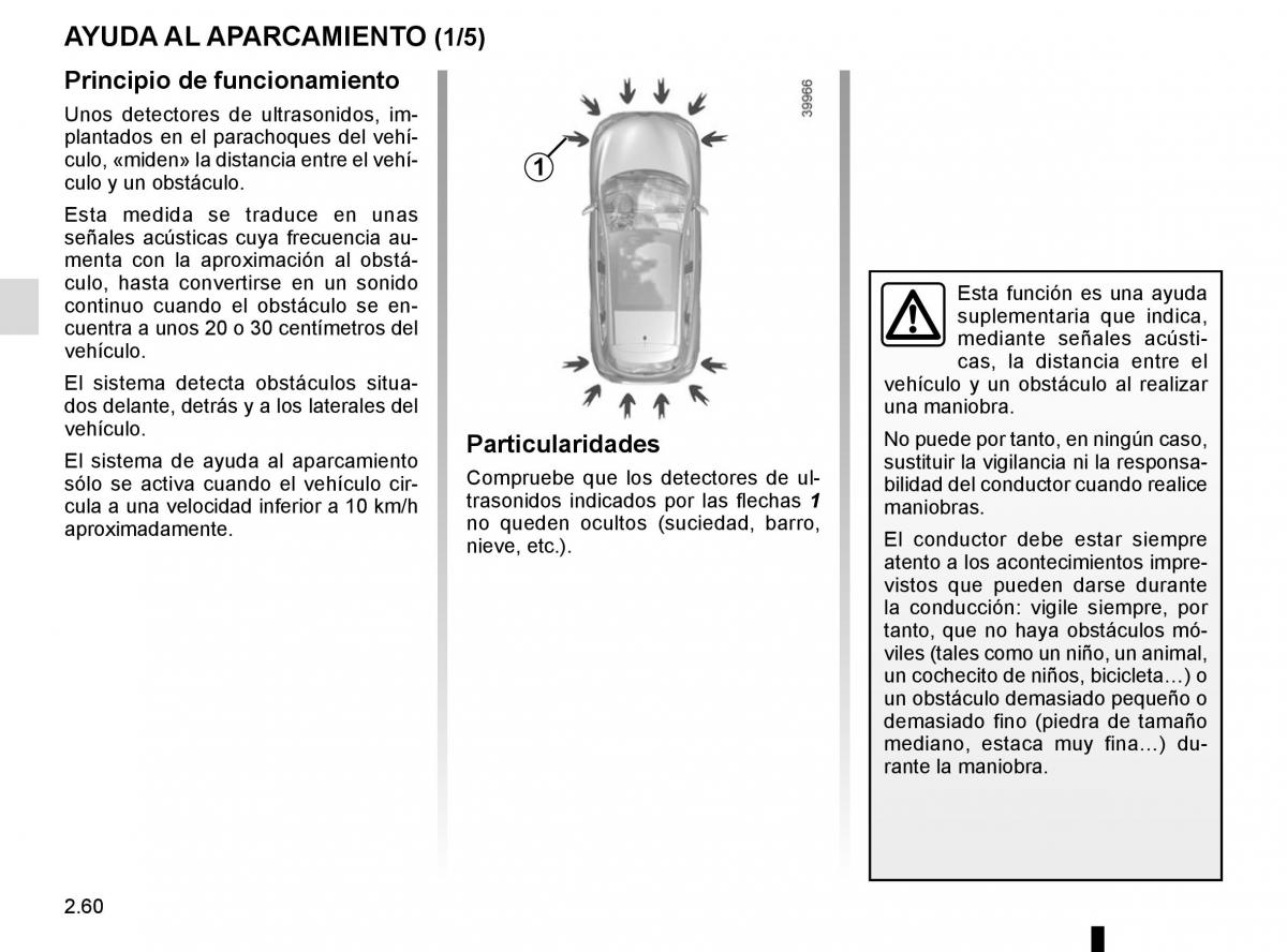 Renault Kadjar owners manual manual del propietario / page 164