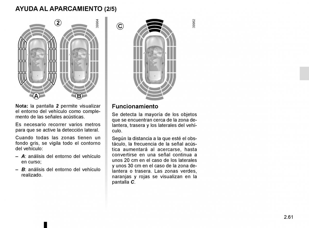 Renault Kadjar owners manual manual del propietario / page 165