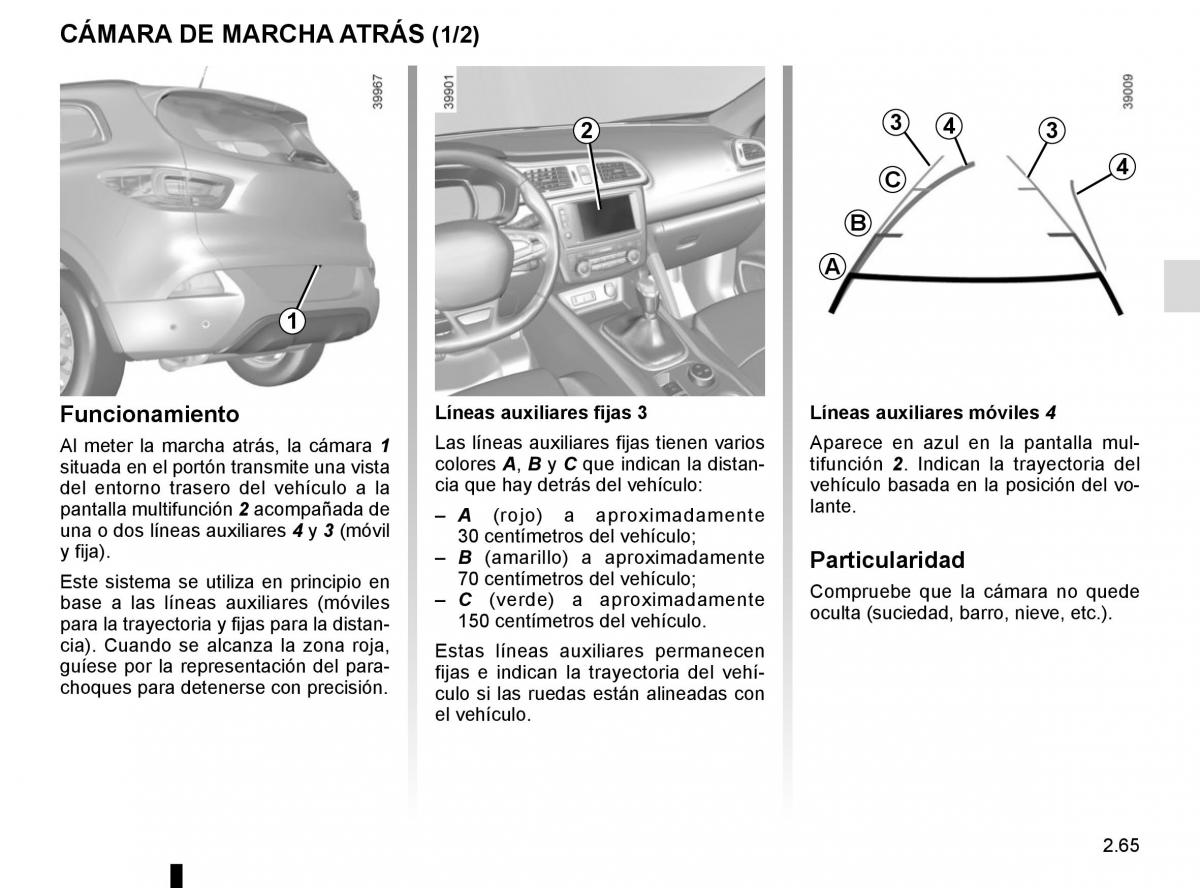 Renault Kadjar owners manual manual del propietario / page 169