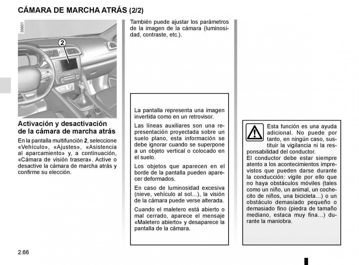 Renault Kadjar owners manual manual del propietario / page 170