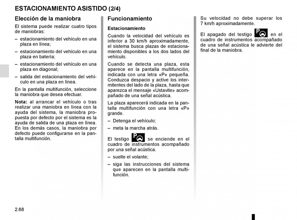 Renault Kadjar owners manual manual del propietario / page 172