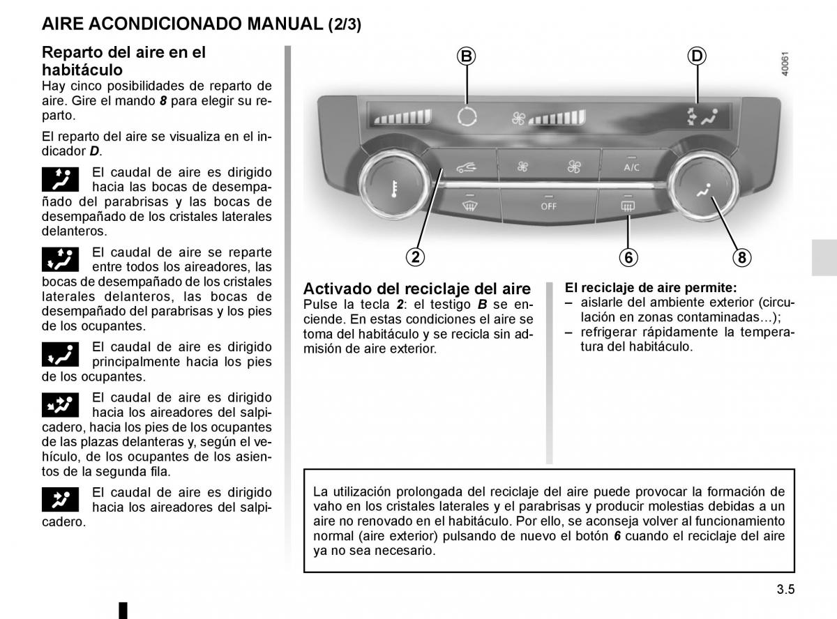 Renault Kadjar owners manual manual del propietario / page 183