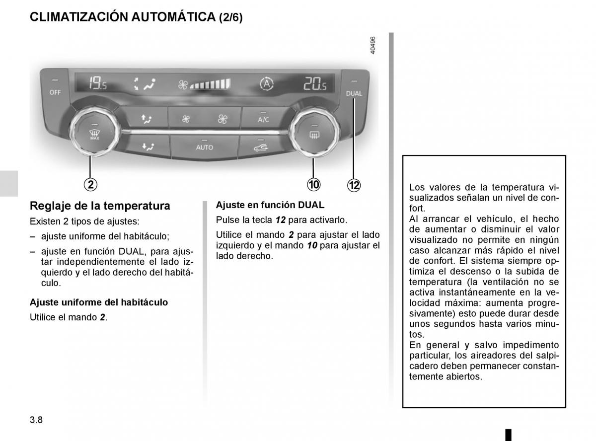 Renault Kadjar owners manual manual del propietario / page 186