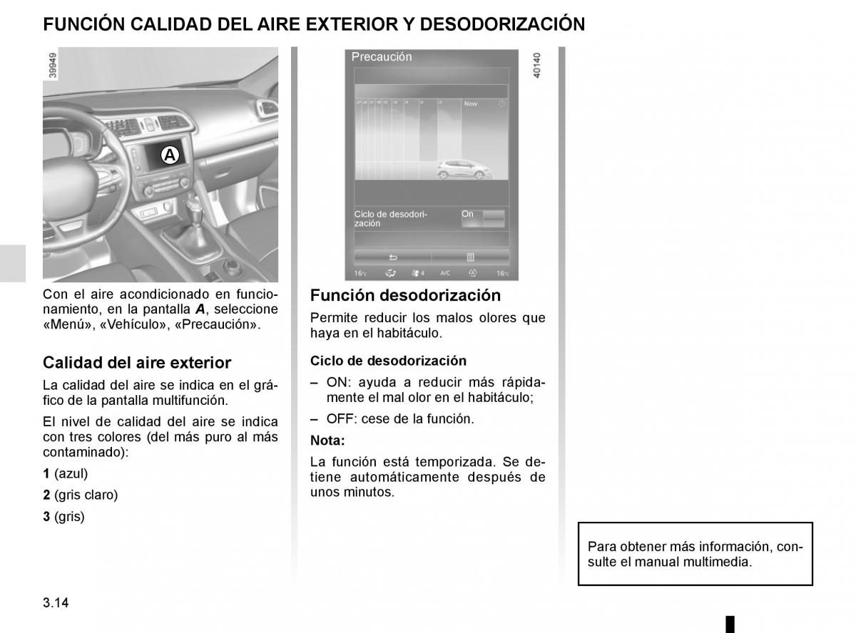 Renault Kadjar owners manual manual del propietario / page 192