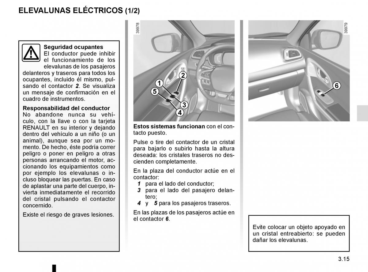 Renault Kadjar owners manual manual del propietario / page 193