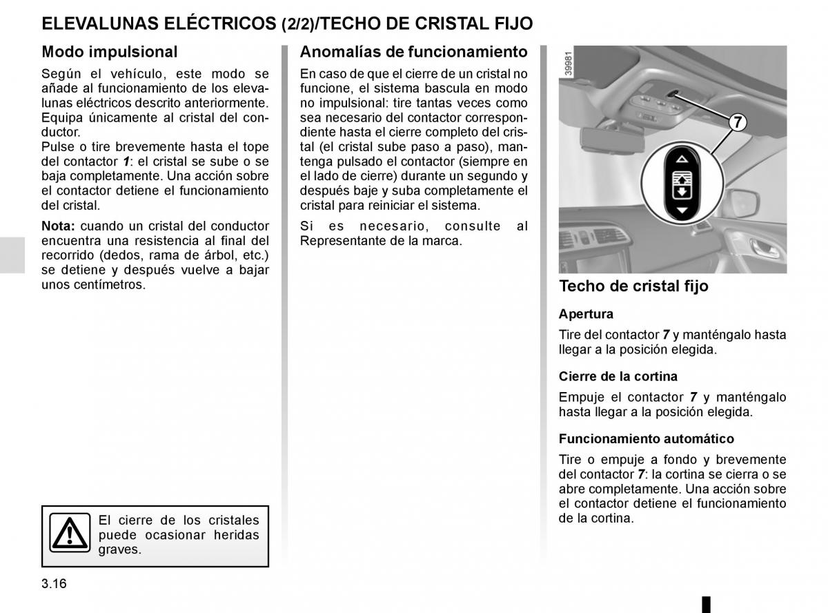 Renault Kadjar owners manual manual del propietario / page 194