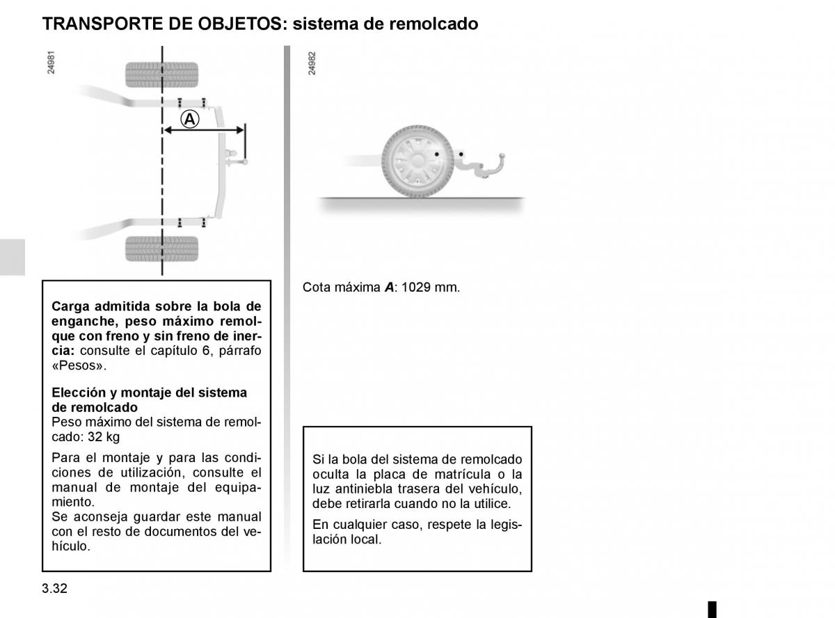 Renault Kadjar owners manual manual del propietario / page 210