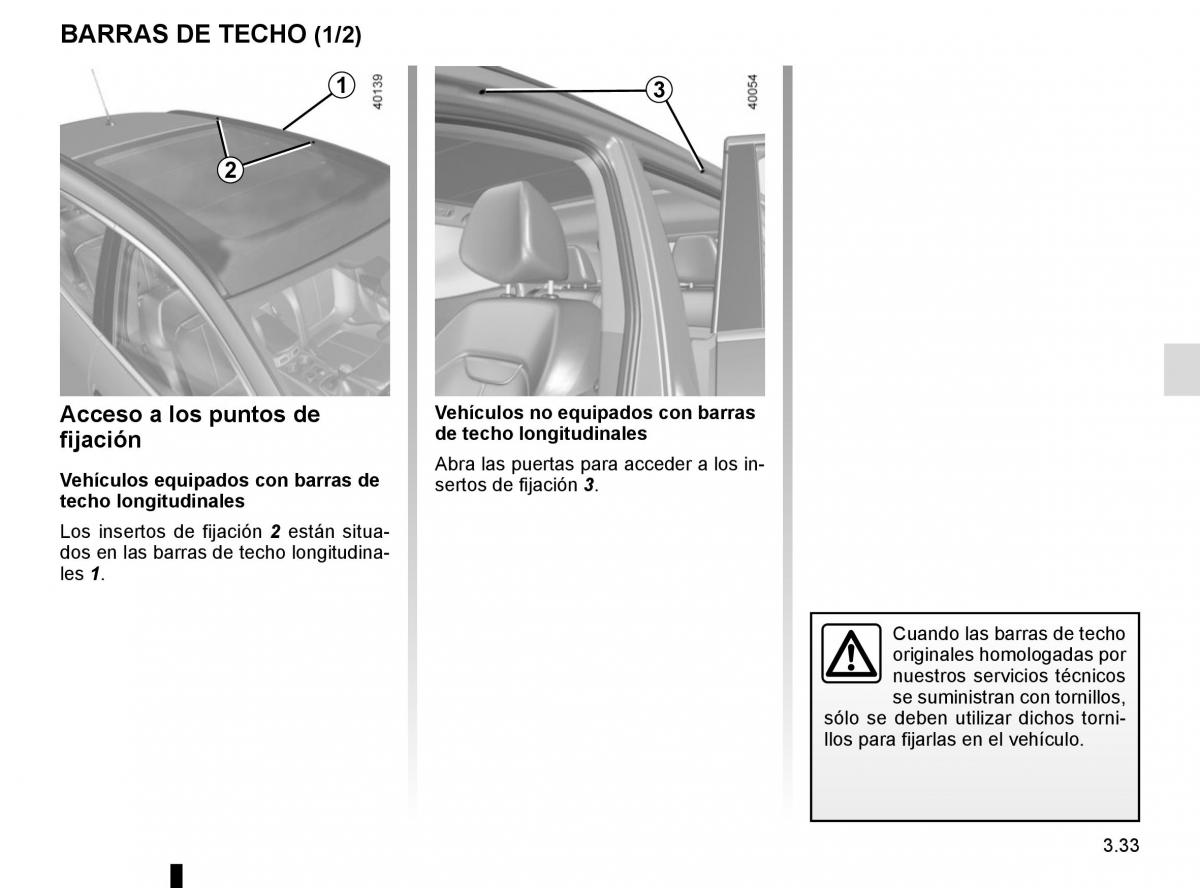 Renault Kadjar owners manual manual del propietario / page 211