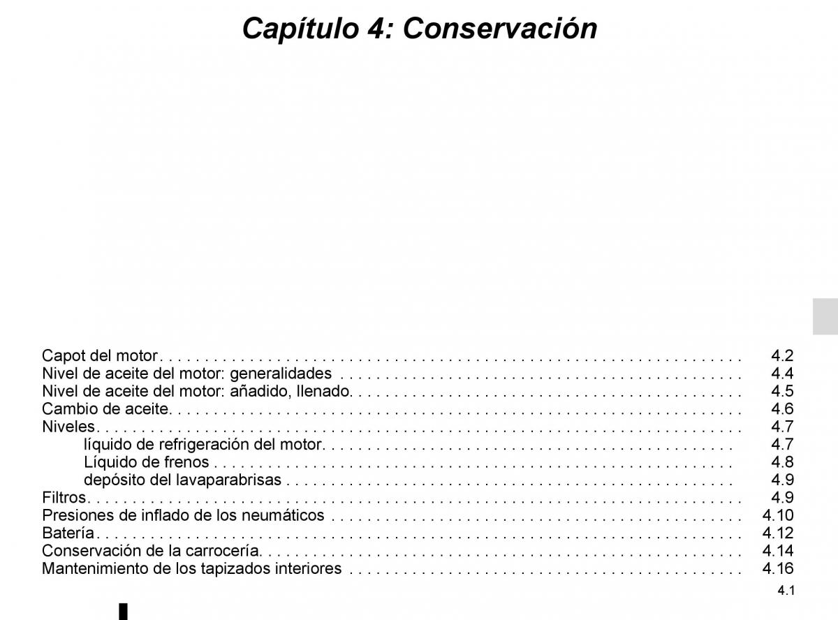 Renault Kadjar owners manual manual del propietario / page 215