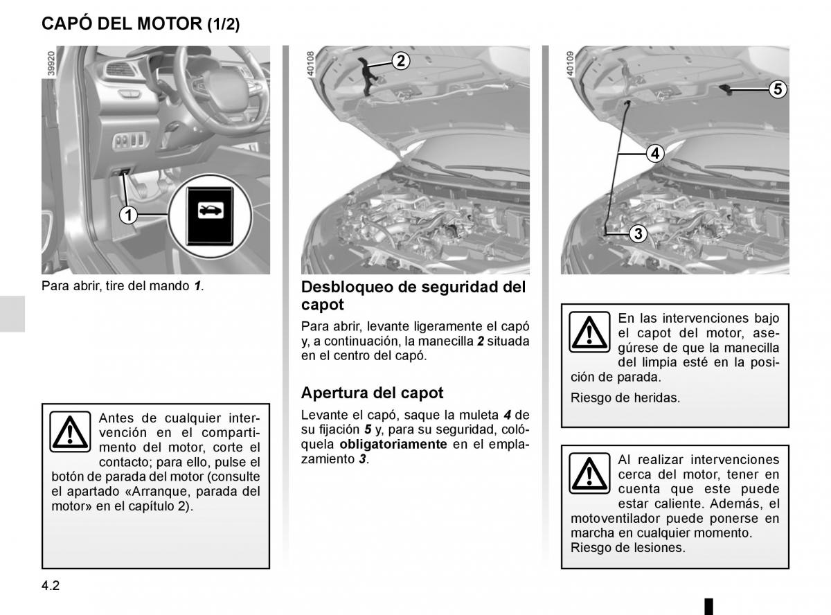 Renault Kadjar owners manual manual del propietario / page 216