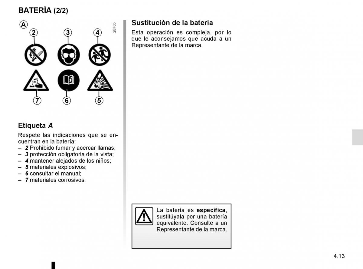 Renault Kadjar owners manual manual del propietario / page 227