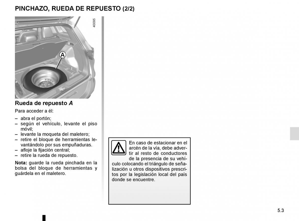 Renault Kadjar owners manual manual del propietario / page 235