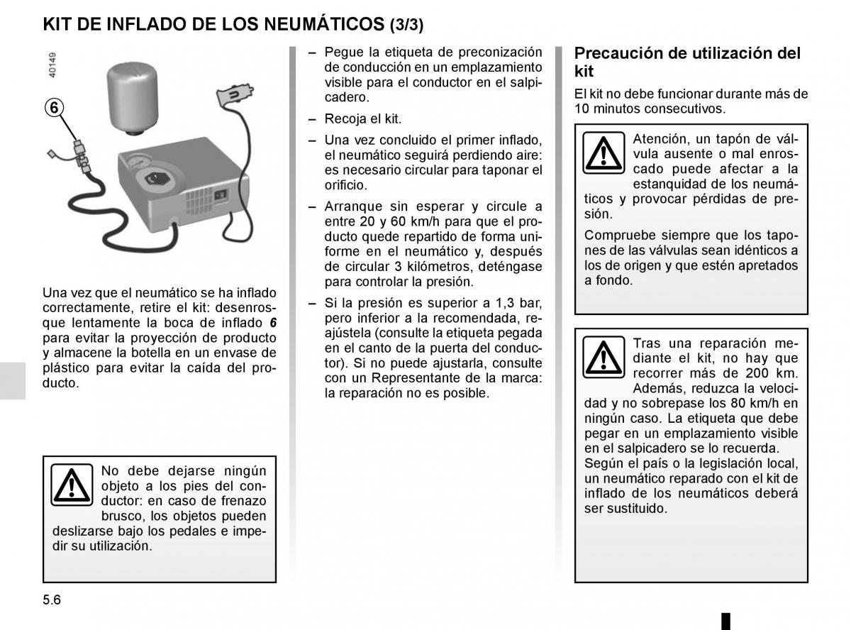 Renault Kadjar owners manual manual del propietario / page 238