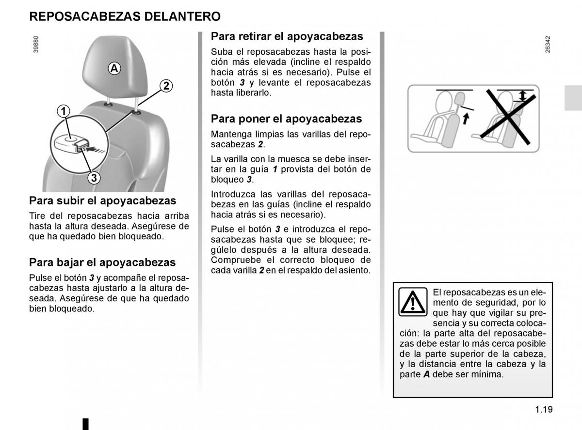 Renault Kadjar owners manual manual del propietario / page 25