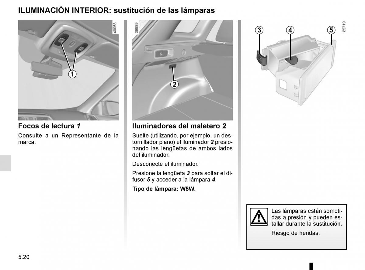 Renault Kadjar owners manual manual del propietario / page 252