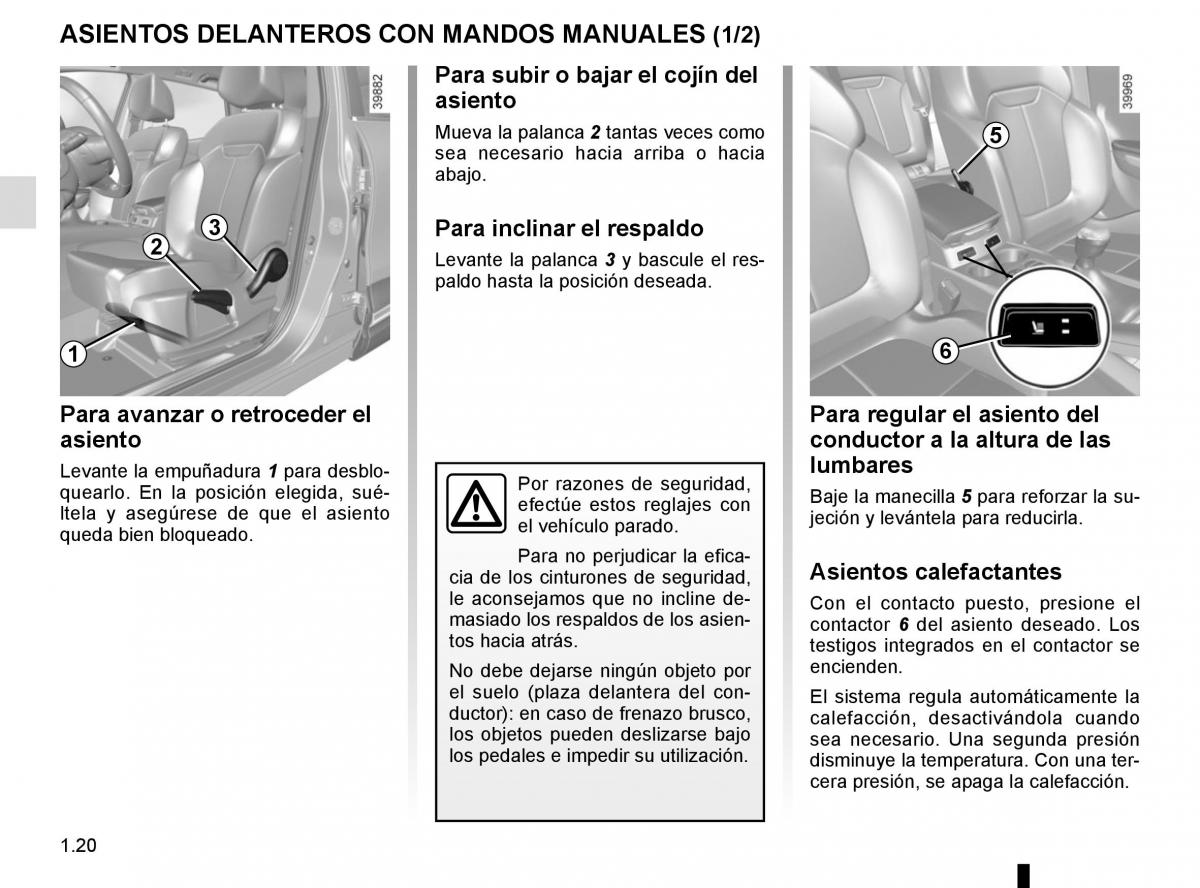 Renault Kadjar owners manual manual del propietario / page 26