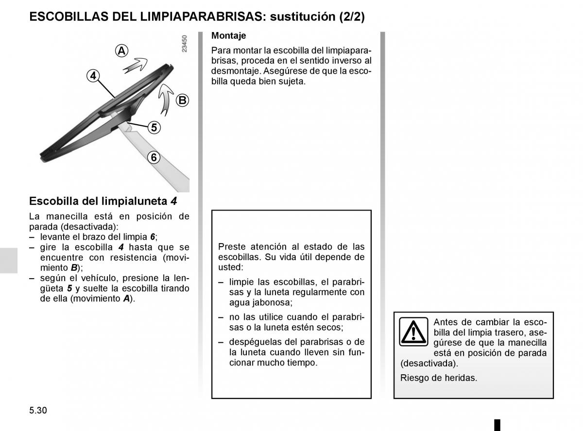 Renault Kadjar owners manual manual del propietario / page 262