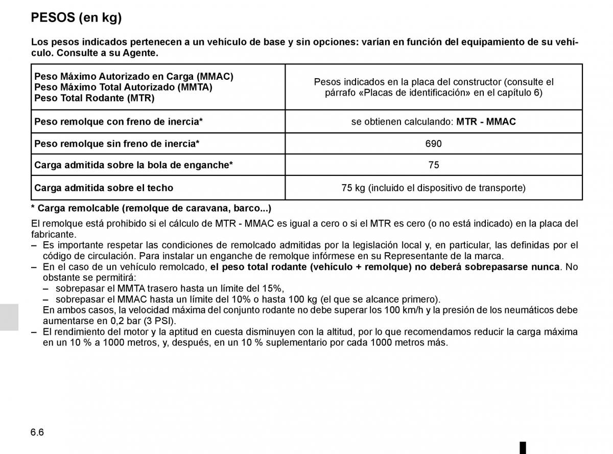 Renault Kadjar owners manual manual del propietario / page 278