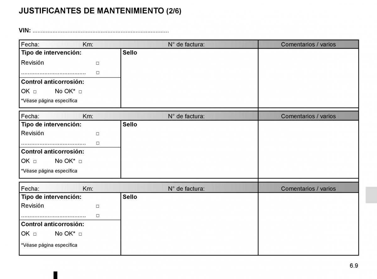 Renault Kadjar owners manual manual del propietario / page 281