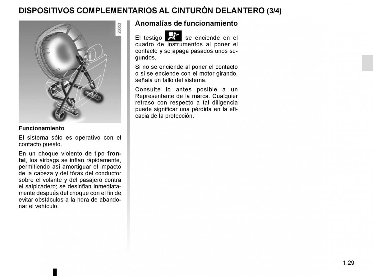 Renault Kadjar owners manual manual del propietario / page 35