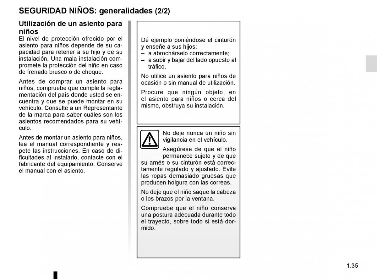 Renault Kadjar owners manual manual del propietario / page 41