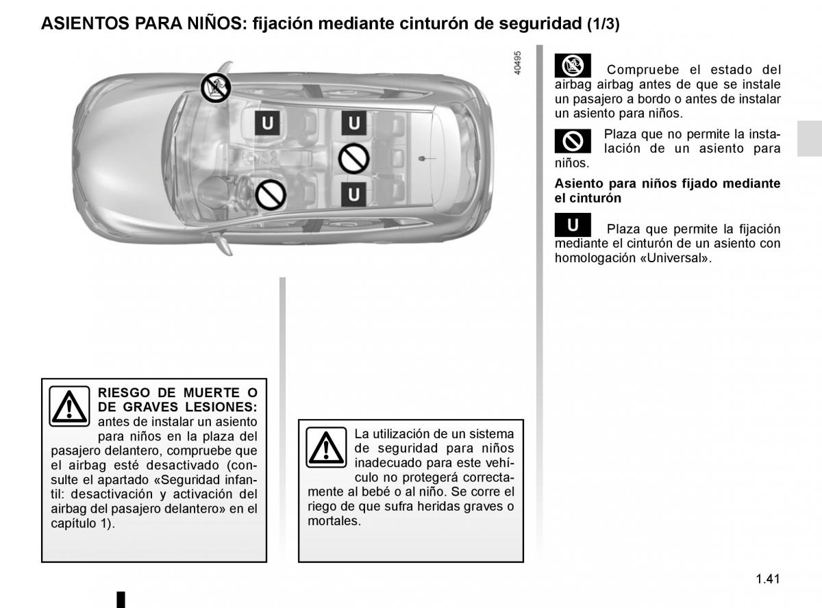 Renault Kadjar owners manual manual del propietario / page 47