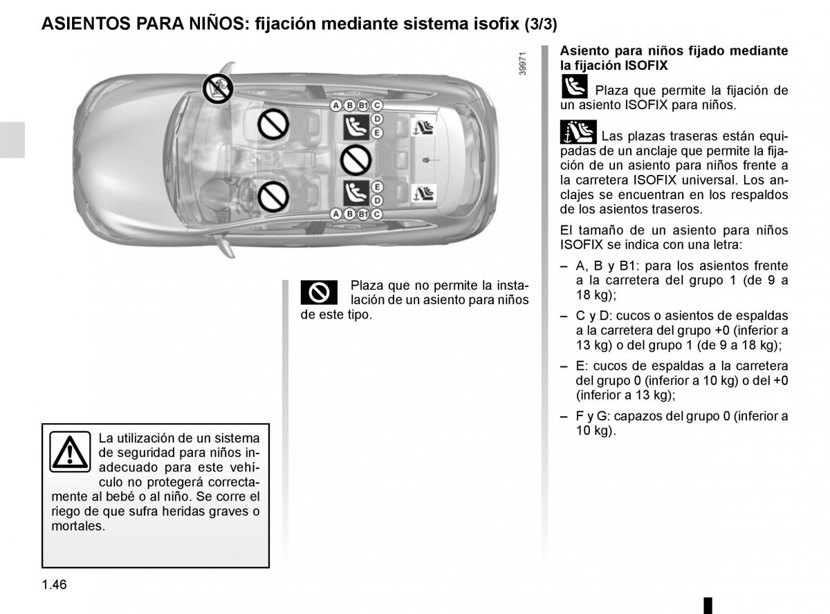 Renault Kadjar owners manual manual del propietario / page 52