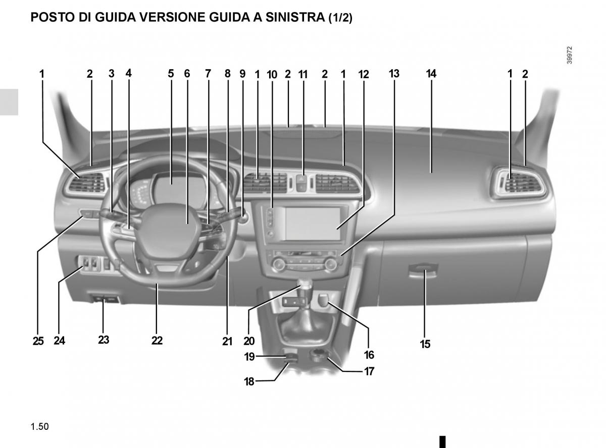 Renault Kadjar owners manual manuale del proprietario / page 56