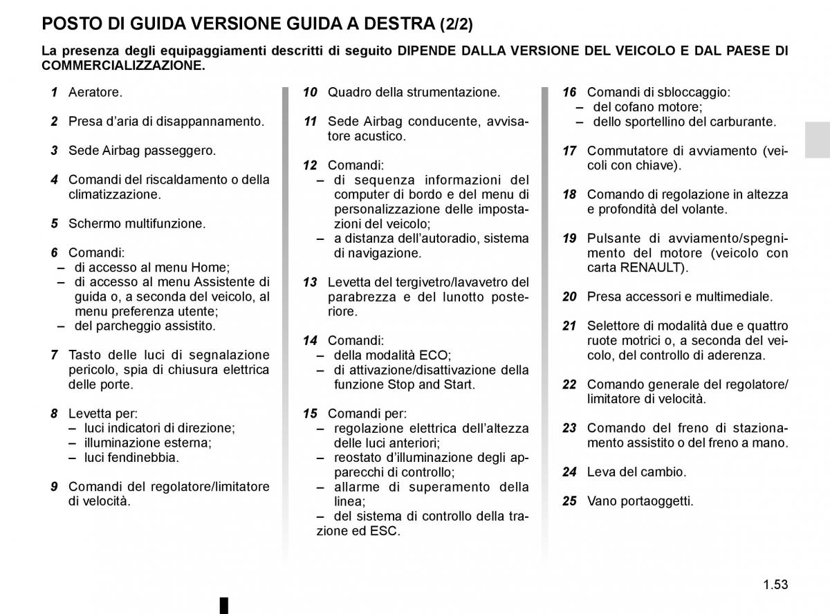 Renault Kadjar owners manual manuale del proprietario / page 59