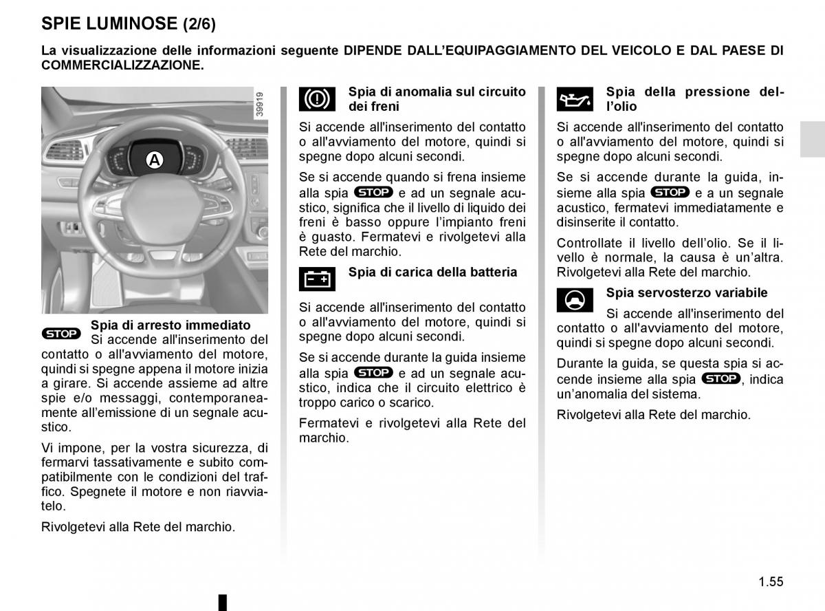 Renault Kadjar owners manual manuale del proprietario / page 61