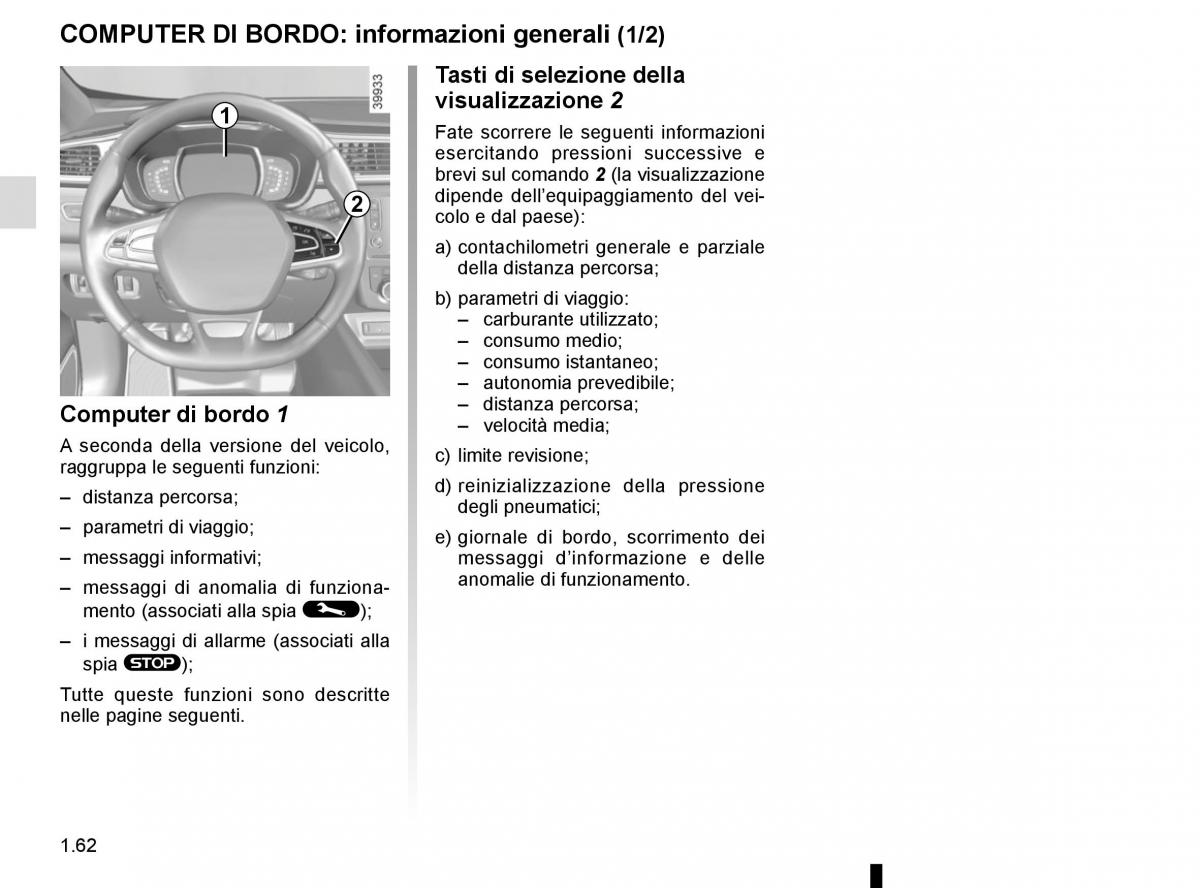 Renault Kadjar owners manual manuale del proprietario / page 68