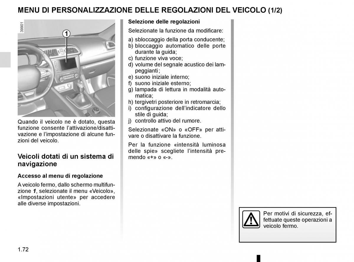 Renault Kadjar owners manual manuale del proprietario / page 78