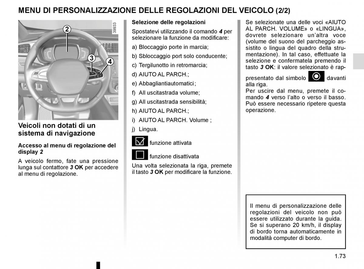 Renault Kadjar owners manual manuale del proprietario / page 79