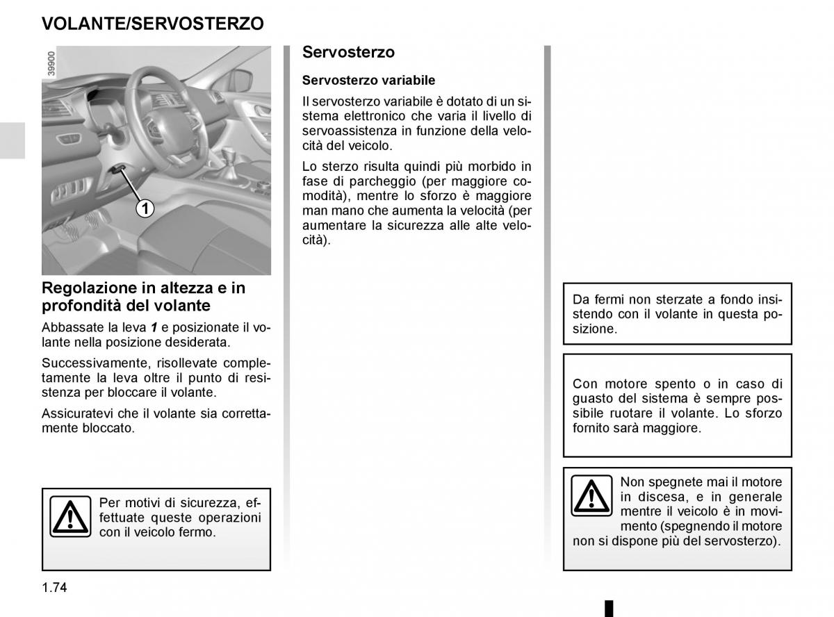 Renault Kadjar owners manual manuale del proprietario / page 80