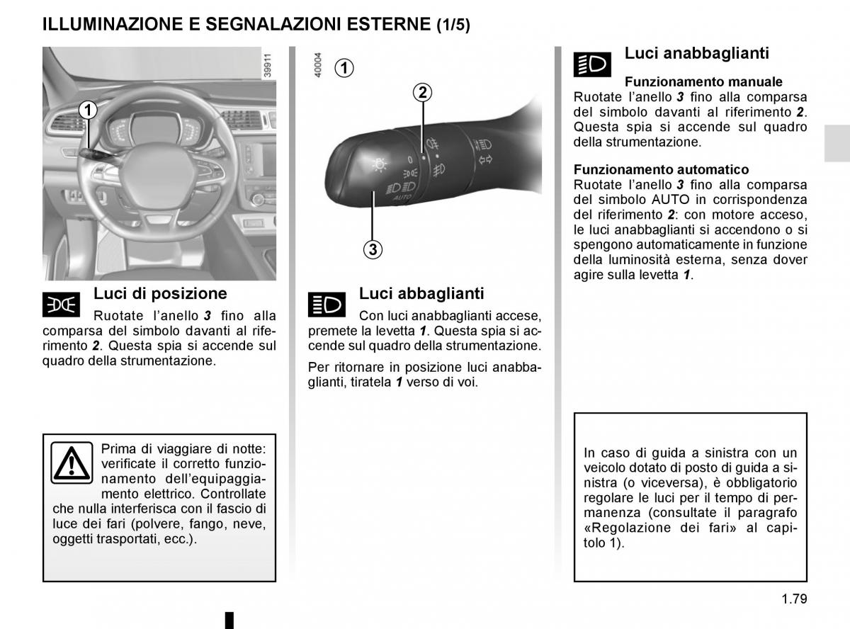 Renault Kadjar owners manual manuale del proprietario / page 85