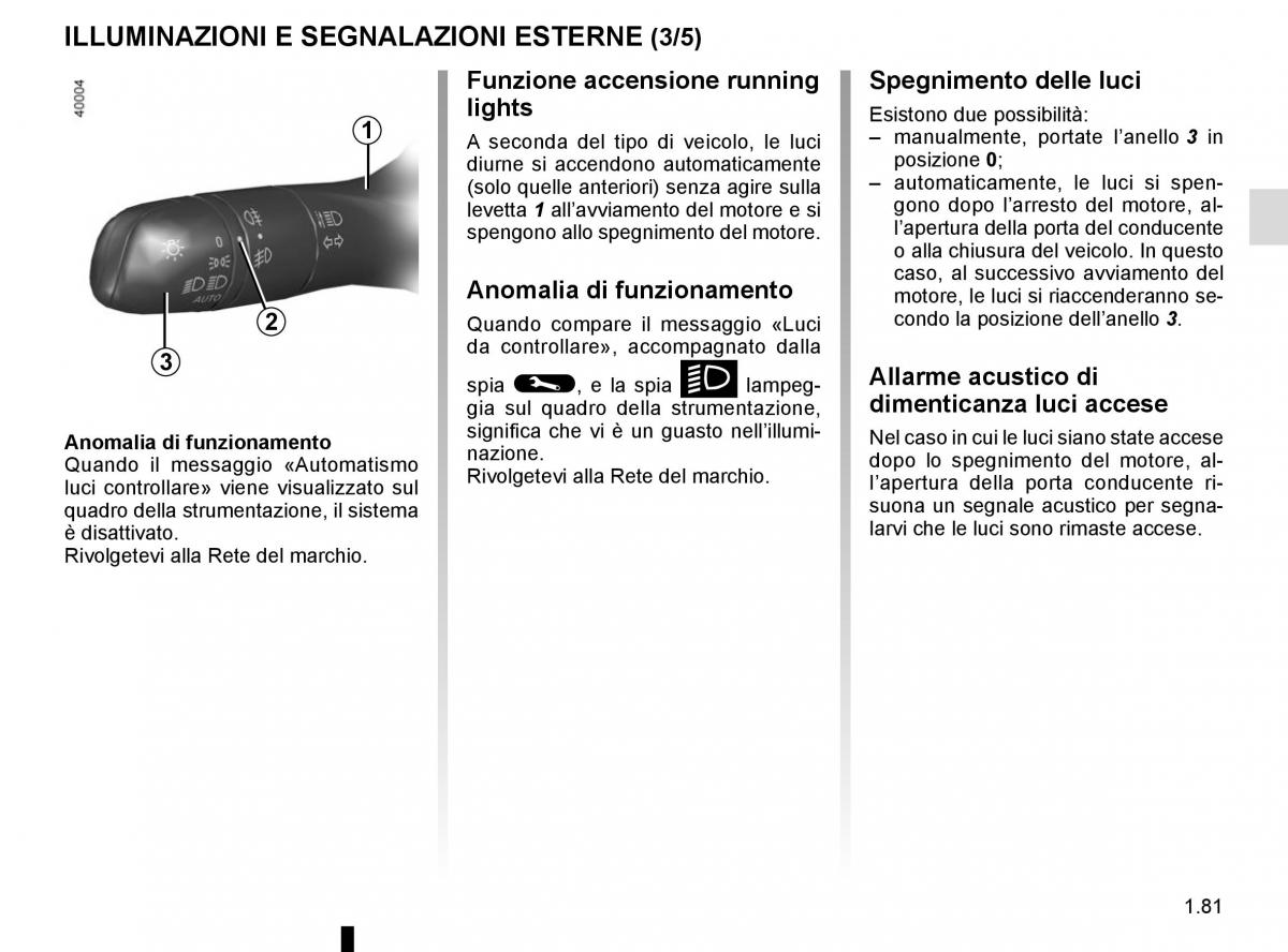 Renault Kadjar owners manual manuale del proprietario / page 87