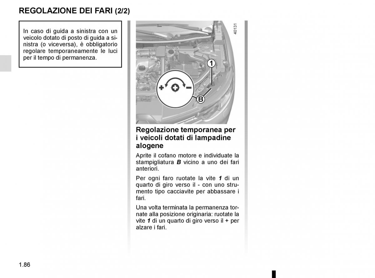 Renault Kadjar owners manual manuale del proprietario / page 92