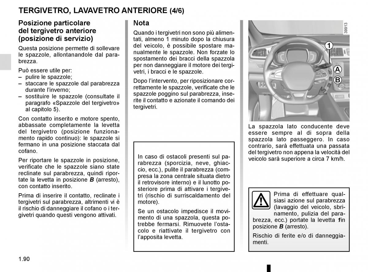 Renault Kadjar owners manual manuale del proprietario / page 96