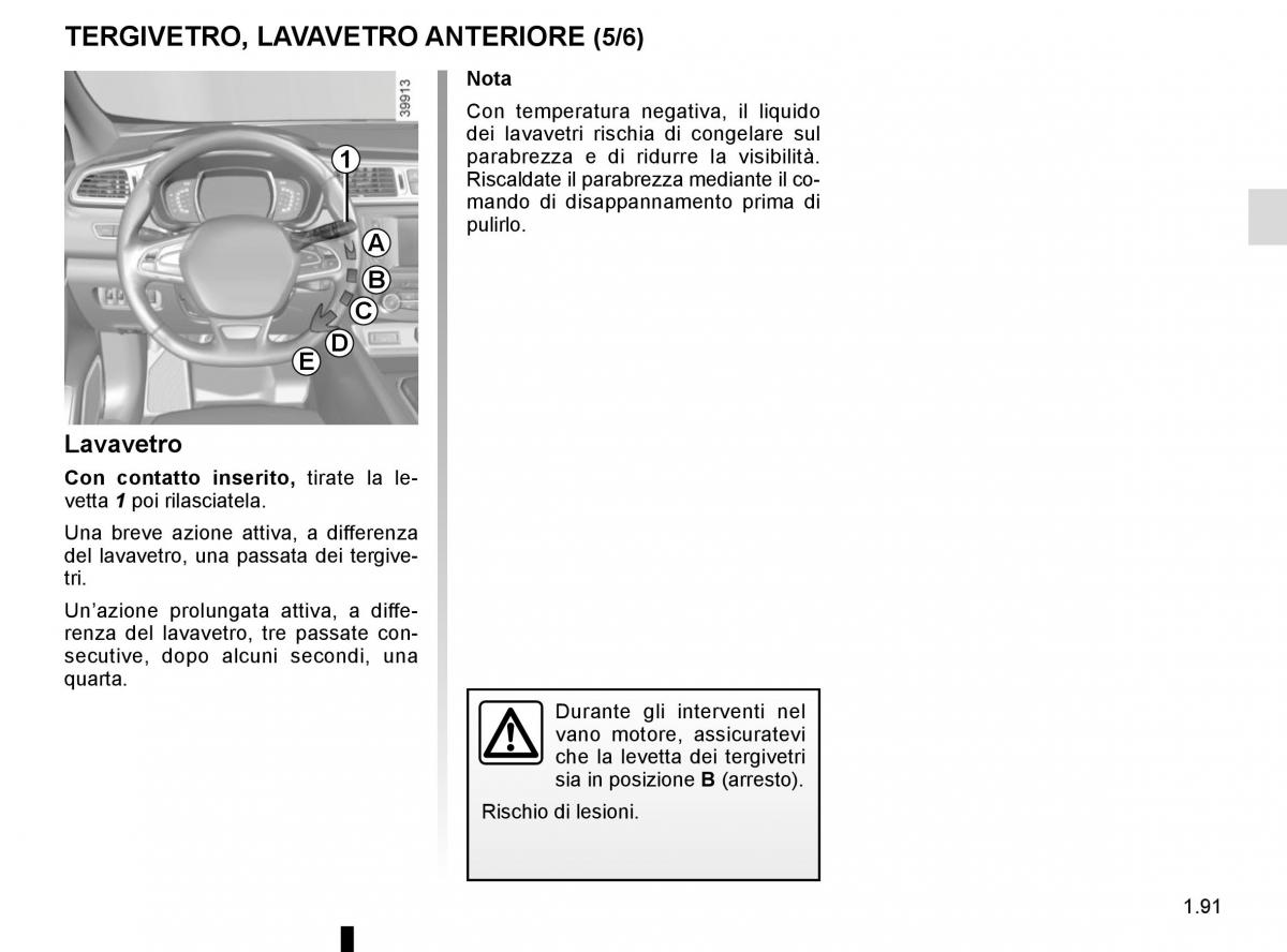 Renault Kadjar owners manual manuale del proprietario / page 97