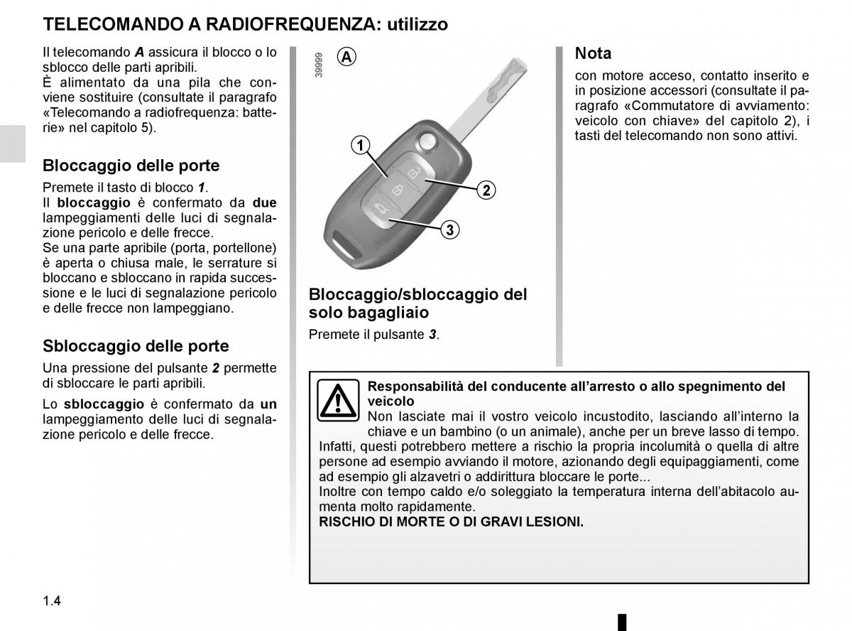 Renault Kadjar owners manual manuale del proprietario / page 10