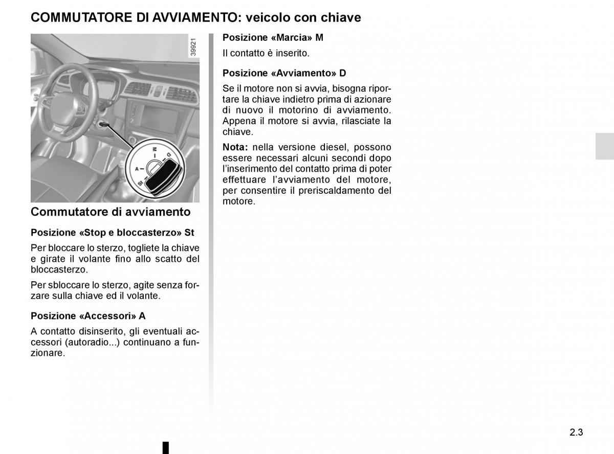 Renault Kadjar owners manual manuale del proprietario / page 107