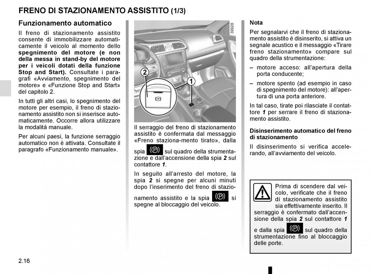 Renault Kadjar owners manual manuale del proprietario / page 120