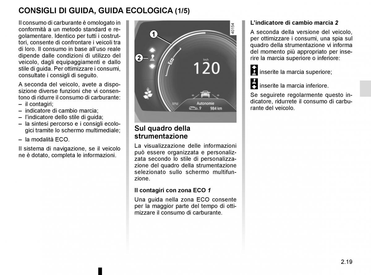 Renault Kadjar owners manual manuale del proprietario / page 123